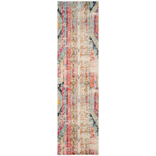 Safavieh 2 ft. 2 in. x 6 ft. Monaco Power Loomed Runner RugMulti Color MNC222F-26 - main